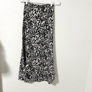 AUDREY 3+1 Women’s Maxi Medium Cheetah Print Skirt Fit & Flare EUC Statement
